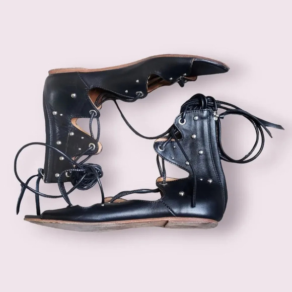 IRO Xiri Lace Up Gladiator Sandals - Picture 6 of 8